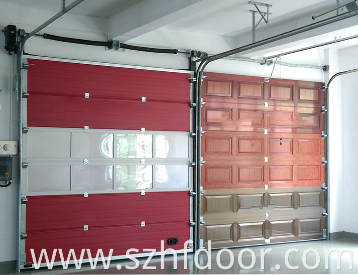 Garage sliding door